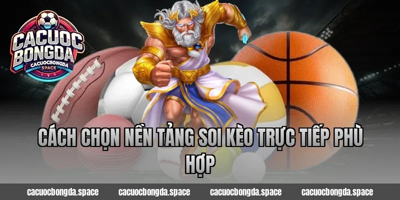 Cách Chọn Nền Tảng Soi Kèo Trực Tiếp Phù Hợp