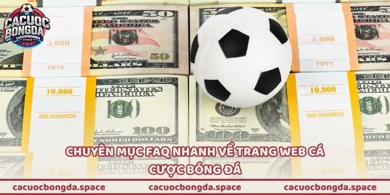 Chuyên mục FAQ nhanh về trang web Cá cược bóng đá
