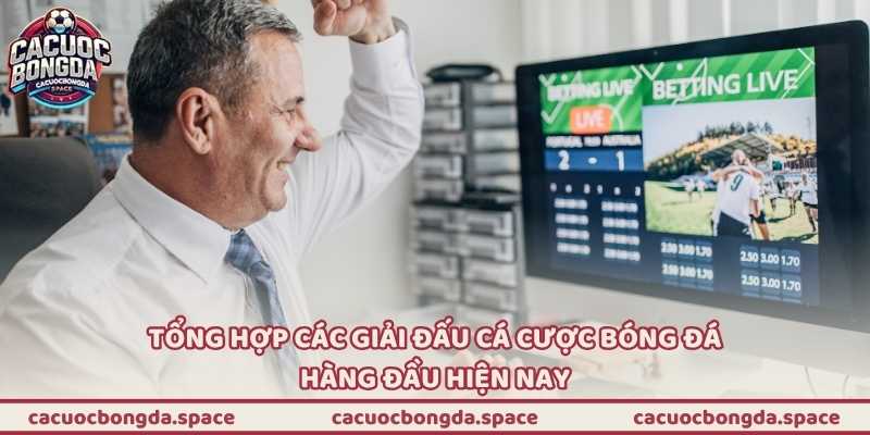 Tổng hợp các giải đấu cá cược bóng đá hàng đầu hiện nay